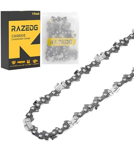 ちる ZENTOP Carbide Chainsaw Chain 16 Inch, 043